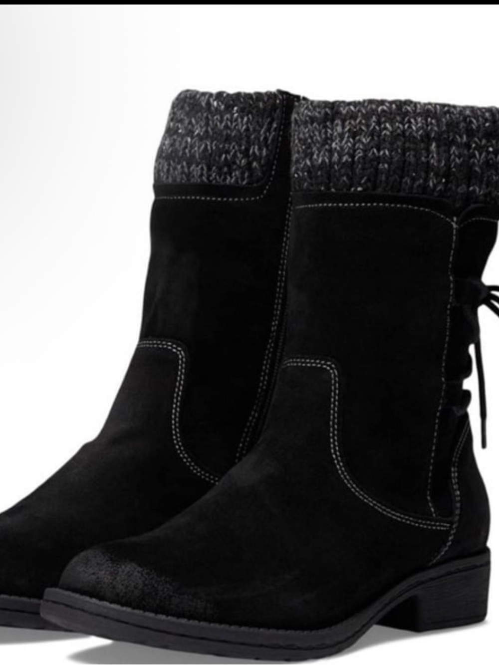 NEW COMFORTIVA SALEM Boots WOMENS 6 black ankle bootie waterproof shoes.